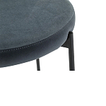 Стул металлический с мягкой спинкой и сиденьем из велюра Alfie Chair варинант исполнения - 7 | Loft Concept в Челябинске