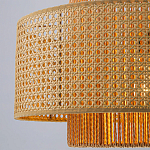 Подвесной светильник с абажуром из плтеного бамбука Light Inside the Cell варинант исполнения - 4 | Loft Concept в Челябинске