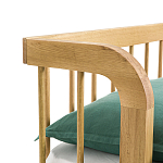 Кровать из массива дуба с пружинным блоком Mateta варинант исполнения - 6 | Loft Concept в Челябинске