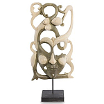 Маска ручной работы деревянная резная Mask Divorces варинант исполнения - 1 | Loft Concept в Челябинске