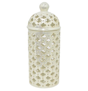 Ваза c крышкой Pearl Carving