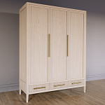 Большой Шкаф Primo Светлый дуб с 3 дверьми и 3 выдвижными ящиками варинант исполнения - 2 | Loft Concept в Челябинске