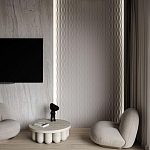 Гипсовая 3D Панель M-16 варинант исполнения - 1 | Loft Concept в Челябинске