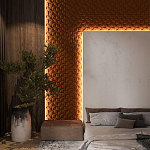 Гипсовая 3D Панель M-43 варинант исполнения - 1 | Loft Concept в Челябинске