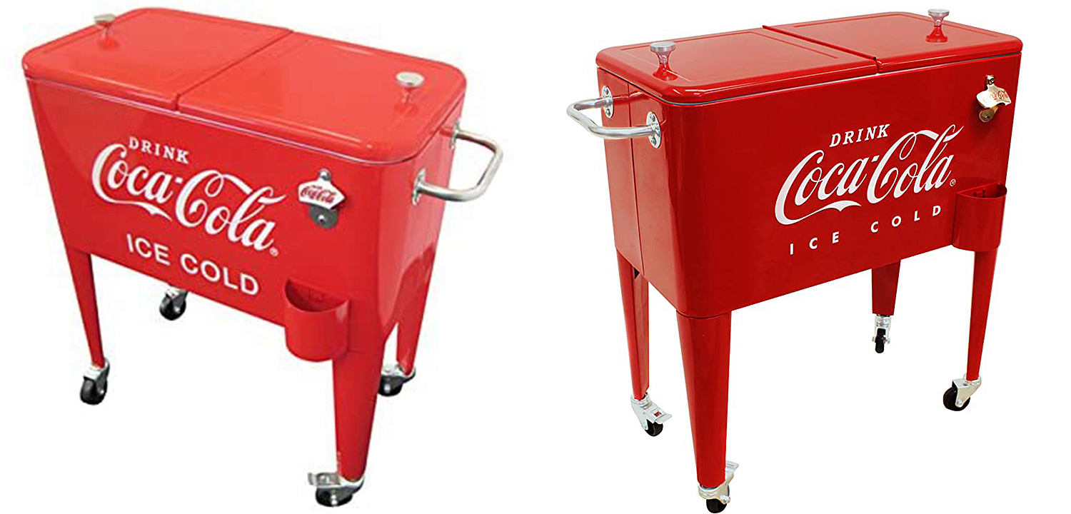 Куллер Retro Metal Coca-Cola Cooler Red Куллер Retro Metal Coca-Cola Cooler Red - Loft-Concept в Челябинске
