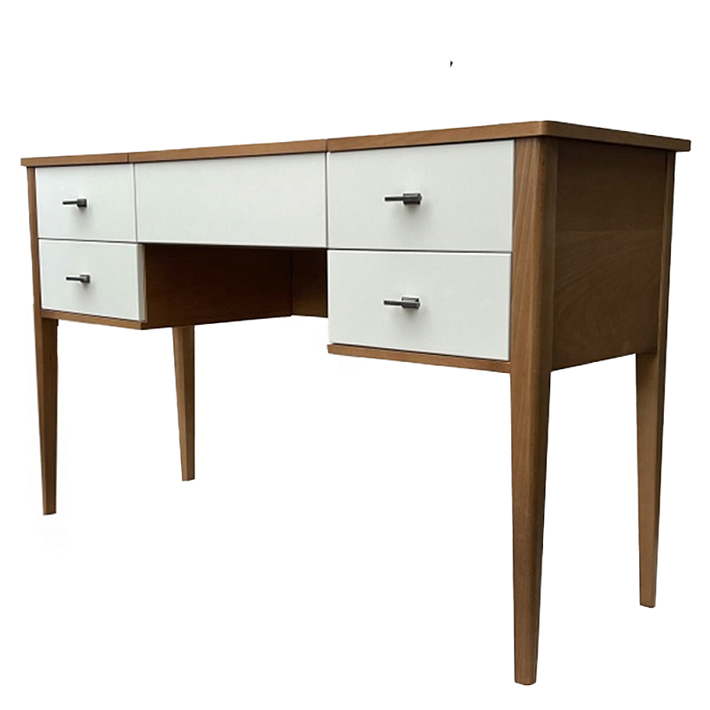 Стол письменный из массива бука Tasteful Furniture Table Коричневый Слоновая кость  в Челябинске | Loft Concept 