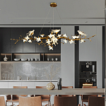 Люстра в виде золотой ветки с цветами и птичками Marvelous Garden варинант исполнения - 6 | Loft Concept в Челябинске