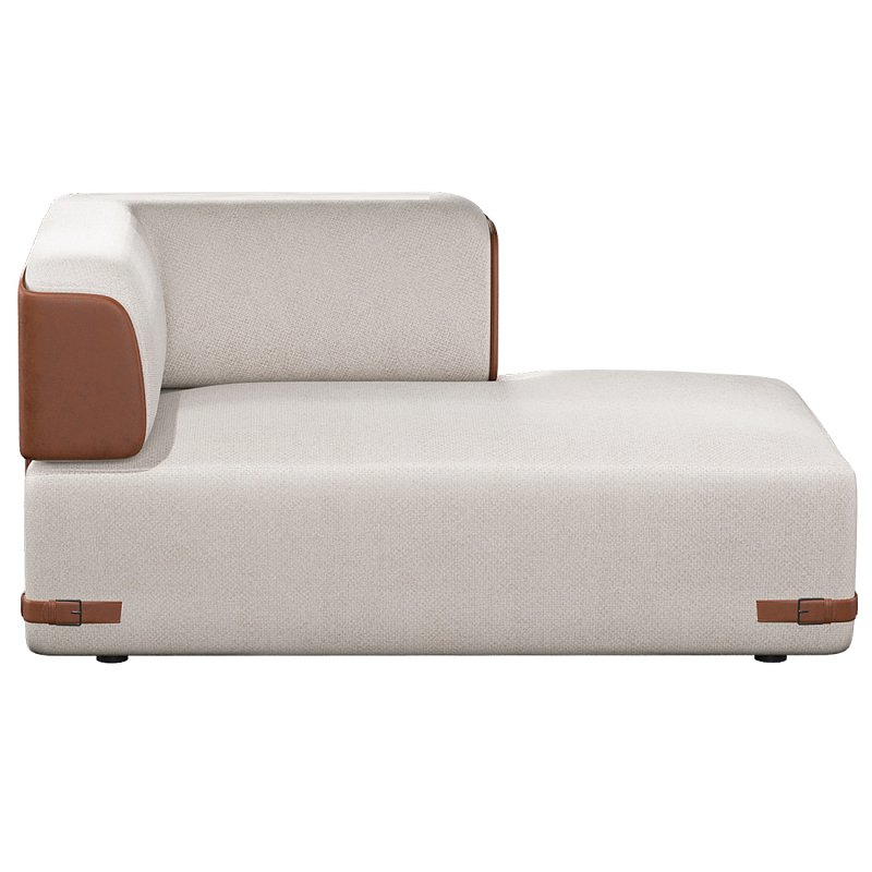 Кушетка Richmond  Молочный Коричневый в Челябинске | Loft Concept 