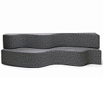 Дизайнерский модульный диван волнистой формы с цветным принтом Poltronova Superonda Sofa варинант исполнения - 14 | Loft Concept в Челябинске