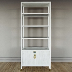 Стеллаж со стеклянными полками Elsa Dreams White варинант исполнения - 6 | Loft Concept в Челябинске