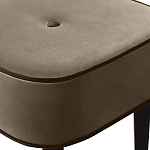 Квадратный мягкий пуф на черных ножках Winton Pouf Square варинант исполнения - 2 | Loft Concept в Челябинске