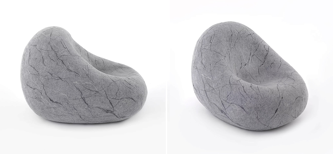 Кресло - Камень из Валяной шерсти KATSU STONE CAPSULE Кресло - Камень из Валяной шерсти KATSU STONE CAPSULE - Loft-Concept в Челябинске