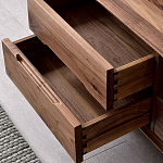 Тумба под телевизориз массива дерева TV Stand made of Walnut Wood варинант исполнения - 7 | Loft Concept в Челябинске