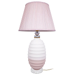 Настольная лампа керамическая Pink lampshade варинант исполнения - 2 | Loft Concept в Челябинске