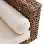 Трехместный садовый диван из плетеного пластика Matteo варинант исполнения - 3 | Loft Concept в Челябинске