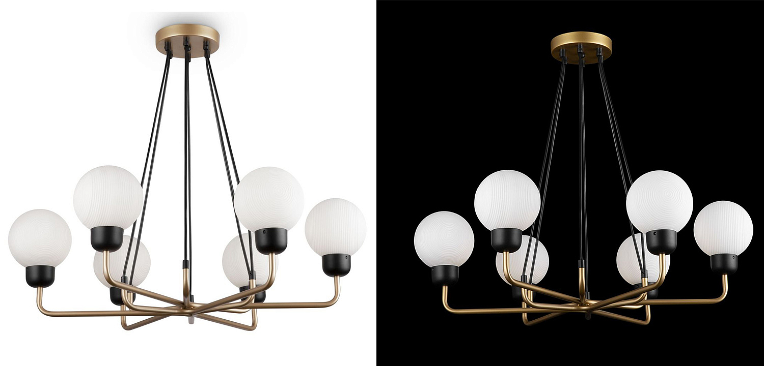 Люстра Andresa Chandelier 6 Balls Люстра Andresa Chandelier 6 Balls - Loft-Concept в Челябинске