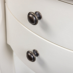 Белая тумба на фигурных ножках Shelby варинант исполнения - 4 | Loft Concept в Челябинске