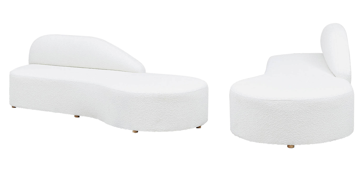 Диван Elsie White Boucle Sofa Диван Elsie White Boucle Sofa - Loft-Concept в Челябинске