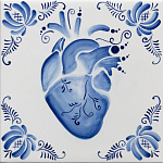 Плитка с узором Мое сердце варинант исполнения - 2 | Loft Concept в Челябинске