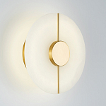 Бра с плафоном из камня в форме диска Buccio Stone Disk Wall Lamp варинант исполнения - 2 | Loft Concept в Челябинске