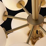 Люстра круглая со стеклянными сферами Maleficent варинант исполнения - 3 | Loft Concept в Челябинске