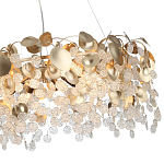 Люстра с декоративными подвесками из прозрачного стекла в форме монеток FAIRYTREE Light варинант исполнения - 11 | Loft Concept в Челябинске