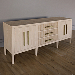 Буфет Primo с тремя ящиками и двумя фасадами Светлый дуб варинант исполнения - 2 | Loft Concept в Челябинске