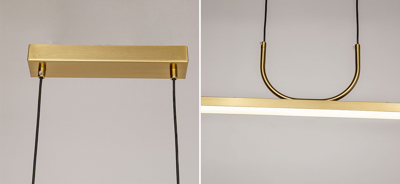Минималистичная золотая люстра Trumpet tube Минималистичная золотая люстра Trumpet tube - Loft-Concept в Челябинске