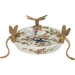 Блюдо фарфоровое Полет стрекоз Jita варинант исполнения - 1 | Loft Concept в Челябинске