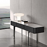 Консоль чёрная с позолоченной центральной частью Beyond Console варинант исполнения - 2 | Loft Concept в Челябинске