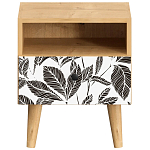 Прикроватная тумба с изображением на ящике Elise Nightstand варинант исполнения - 19 | Loft Concept в Челябинске