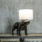 Настольная лампа COLLECTION OF DOGS с абажуром Бульдог варинант исполнения - 3 | Loft Concept в Челябинске