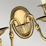 Бра с 2-мя бежевыми абажурами в классическом стиле Hinkley варинант исполнения - 5 | Loft Concept в Челябинске