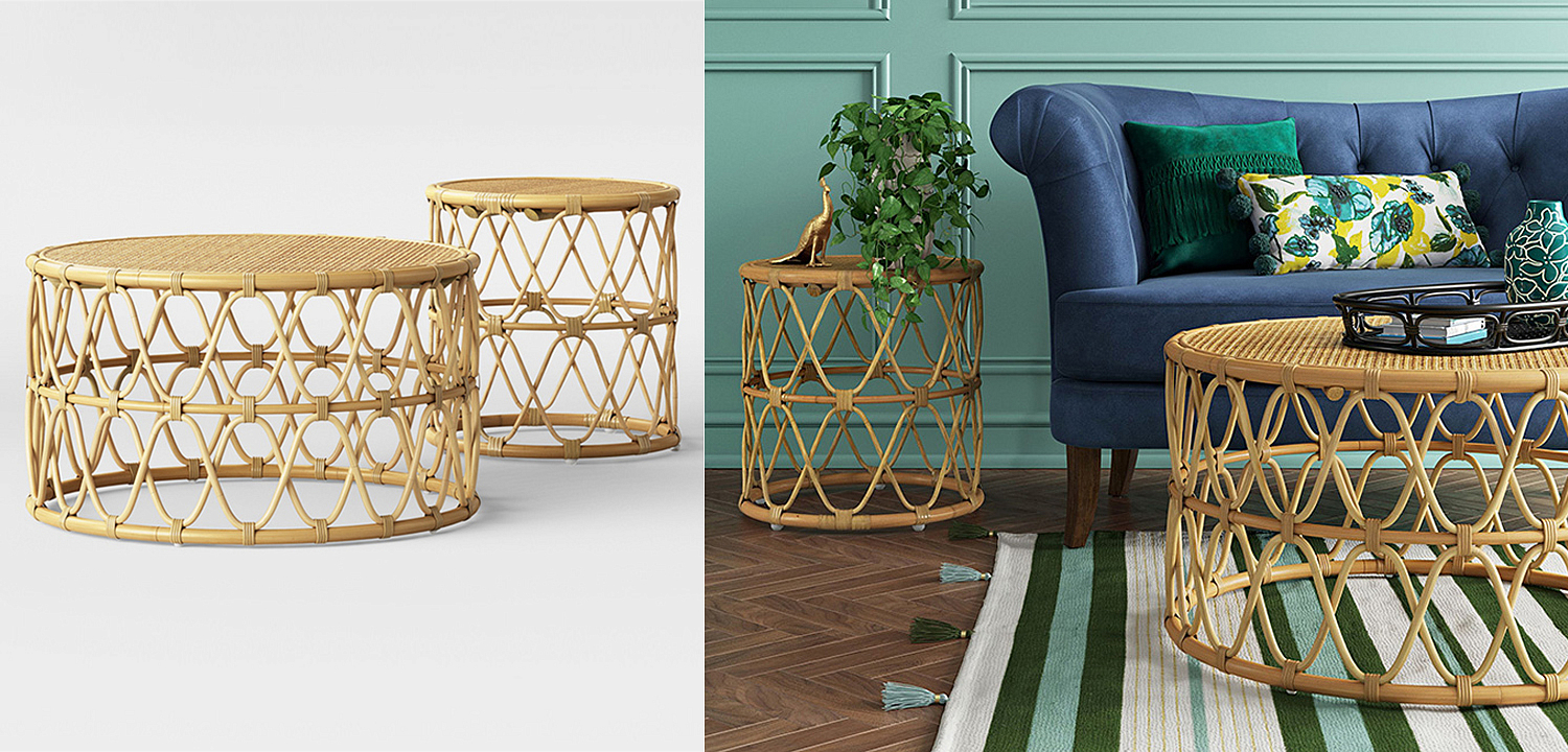 Приставной стол Lotta Wicker Table Приставной стол Lotta Wicker Table - Loft-Concept в Челябинске