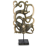 Маска ручной работы деревянная резная Mask Abstraction варинант исполнения - 1 | Loft Concept в Челябинске