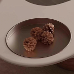 Журнальный столик фигурный со стеклянной столешницей Table Drop варинант исполнения - 6 | Loft Concept в Челябинске