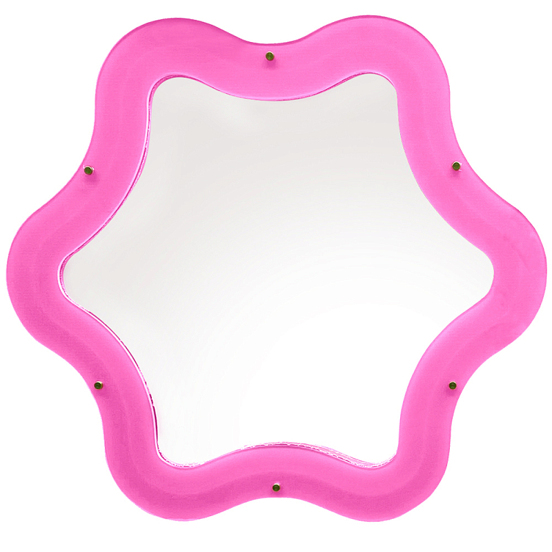 Зеркало Seletti Tiny Flower Розовый Зеркало Seletti Tiny Flower Розовый в Челябинске | Loft Concept