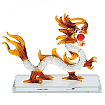 Декоративная стеклянная статуэтка Дракон Glass Dragon Statuette варинант исполнения - 3 | Loft Concept в Челябинске