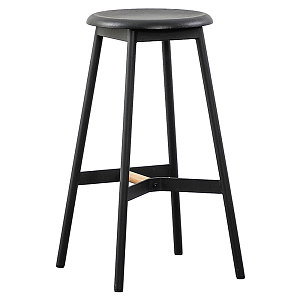 Черный барный стул Knopper