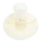 Подсвечник в виде чаши из натурального камня оникс Stone Candlestick варинант исполнения - 2 | Loft Concept в Челябинске