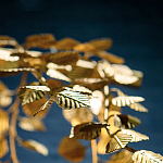 Люстра золотая с декором в виде веток эвкалипта Eucalyptus Branches варинант исполнения - 6 | Loft Concept в Челябинске