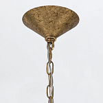 Люстра подвесная с круглыми дисками из серого фактурного стекла с белым матовым шаром внутри Quintiesse варинант исполнения - 4 | Loft Concept в Челябинске