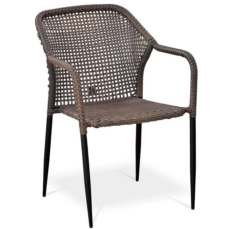 Стул Rottan stool beige Коричневый Черный Стул Rottan stool beige Коричневый Черный в Челябинске | Loft Concept