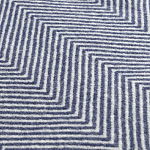 Плед из шерсти мериноса темно-синего цвета 130×180 см Indigo Waves варинант исполнения - 2 | Loft Concept в Челябинске