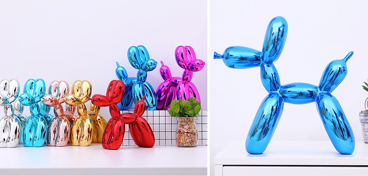 Статуэтка Jeff Koons Balloon Dog medium Blue Статуэтка Jeff Koons Balloon Dog medium Blue - Loft-Concept в Челябинске