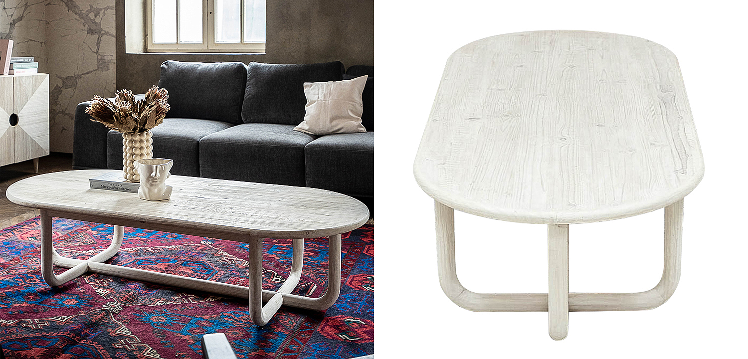 Кофейный стол Mathis Wood Coffee Table Кофейный стол Mathis Wood Coffee Table - Loft-Concept в Челябинске