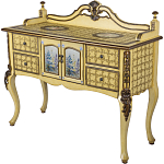 Комод деревянный Illustration of flowers варинант исполнения - 4 | Loft Concept в Челябинске