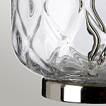 Настольная лампа с цилиндрическим абажуром и прозрачным стеклянным основанием Quintiesse варинант исполнения - 9 | Loft Concept в Челябинске