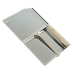 Портсигар с газовой зажигалкой из натурального камня Яшма Змеиная Stone Cigarettes Cases варинант исполнения - 3 | Loft Concept в Челябинске