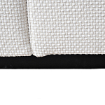 Дизайнерское кресло мягкое с обивкой из рогожки кремового цвета Decoration of Everything варинант исполнения - 3 | Loft Concept в Челябинске